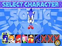 une photo d'Ã©cran de Sonic R sur Sega Saturn